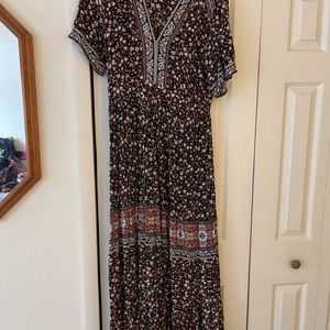 NWOT Knox rose boho maxi dress